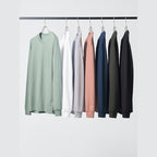 UNIQLO AIRism Cotton Crew Neck T-Shirt (Long Sleeve) - 30 NATURAL