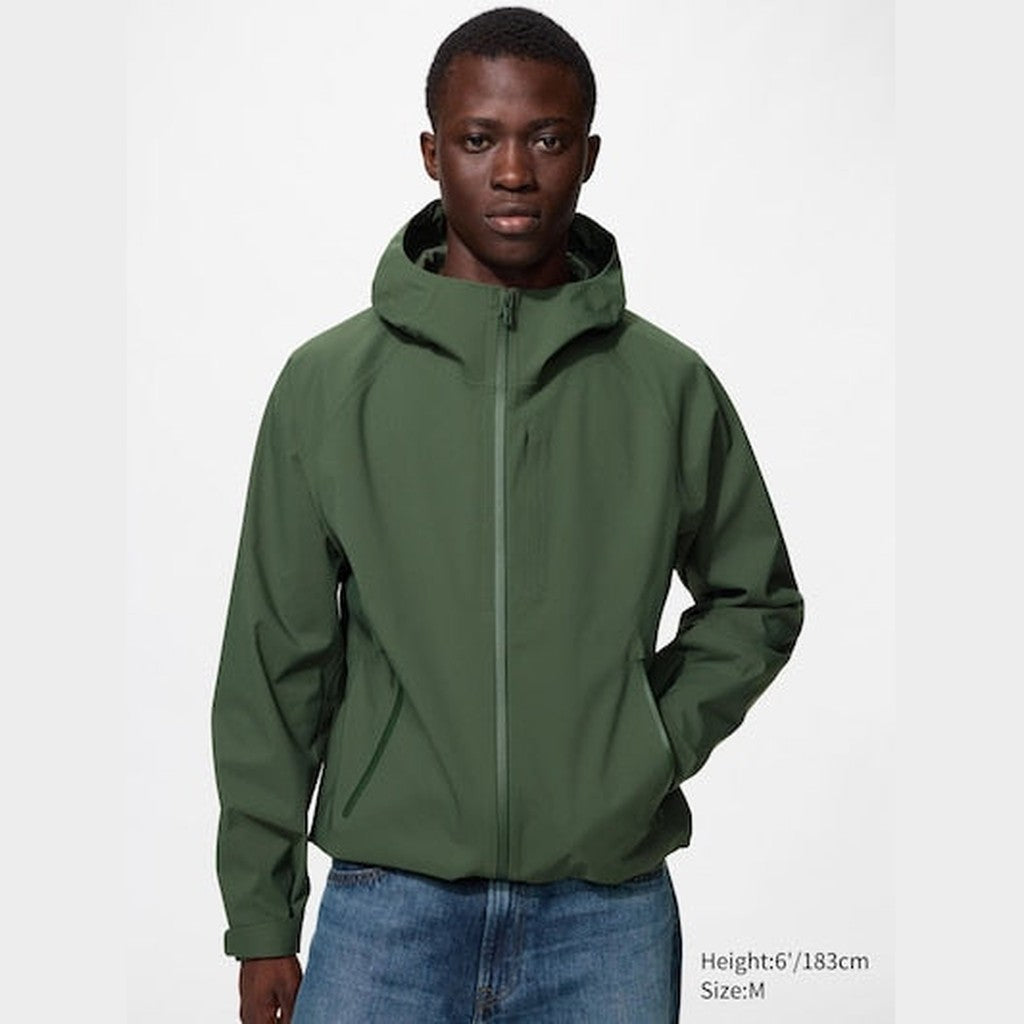UNIQLO BLOCKTECH Parka - 57 OLIVE
