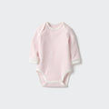UNIQLO Bodysuit (Long Sleeve, Ribbed) - 11 PINK