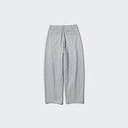UNIQLO Brushed Jersey Barrel Leg Trousers - 08 DARK GREY