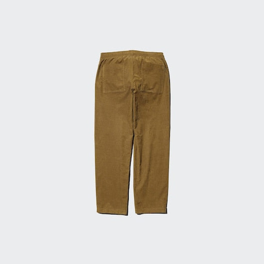 UNIQLO Corduroy Easy Ankle Trousers - 01 OFF WHITE