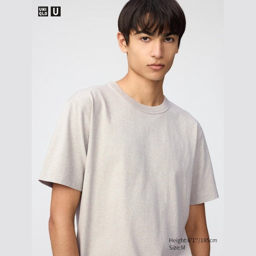 UNIQLO Crew Neck T-Shirt - 03 GREY