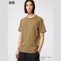 UNIQLO Crew Neck T-Shirt - 36 BROWN