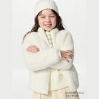 UNIQLO Fluffy Fleece Full-Zip Jacket - 01 OFF WHITE