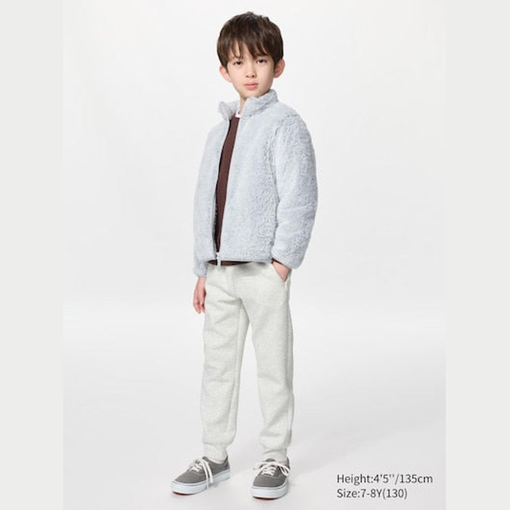 UNIQLO Fluffy Fleece Full-Zip Jacket - 01 OFF WHITE
