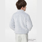 UNIQLO Fluffy Fleece Full-Zip Jacket - 01 OFF WHITE