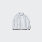 UNIQLO Fluffy Fleece Full-Zip Jacket - 01 OFF WHITE