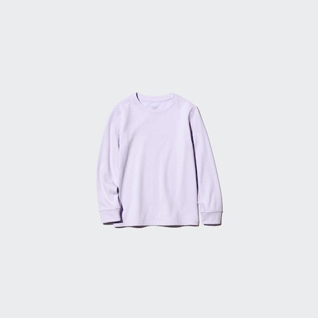 UNIQLO HEATTECH Extra Warm Cotton Crew Neck T-Shirt (Long Sleeve) - 01 OFF WHITE