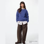 UNIQLO Lambswool Crew Neck Jumper - 78 PURPLE