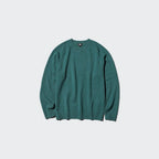 UNIQLO Lambswool Crew Neck Jumper - 78 PURPLE