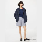UNIQLO Men's Cotton Linen Blend Shirt Jacket - 69 NAVY
