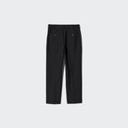UNIQLO Pleated Wide Trousers - 38 DARK BROWN