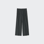 UNIQLO Smart Pleated Wide Trousers - 04 GREY