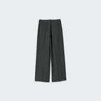 UNIQLO Smart Pleated Wide Trousers - 04 GREY
