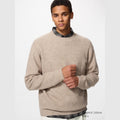 UNIQLO Soufflé Yarn Crew Neck Jumper - 34 BROWN