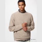 UNIQLO Soufflé Yarn Crew Neck Jumper - 34 BROWN