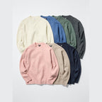 UNIQLO Soufflé Yarn Crew Neck Jumper - 34 BROWN