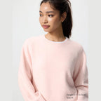 UNIQLO Soufflé Yarn Crew Neck Jumper - 54 GREEN