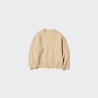 UNIQLO Soufflé Yarn Jumper - 32 BEIGE