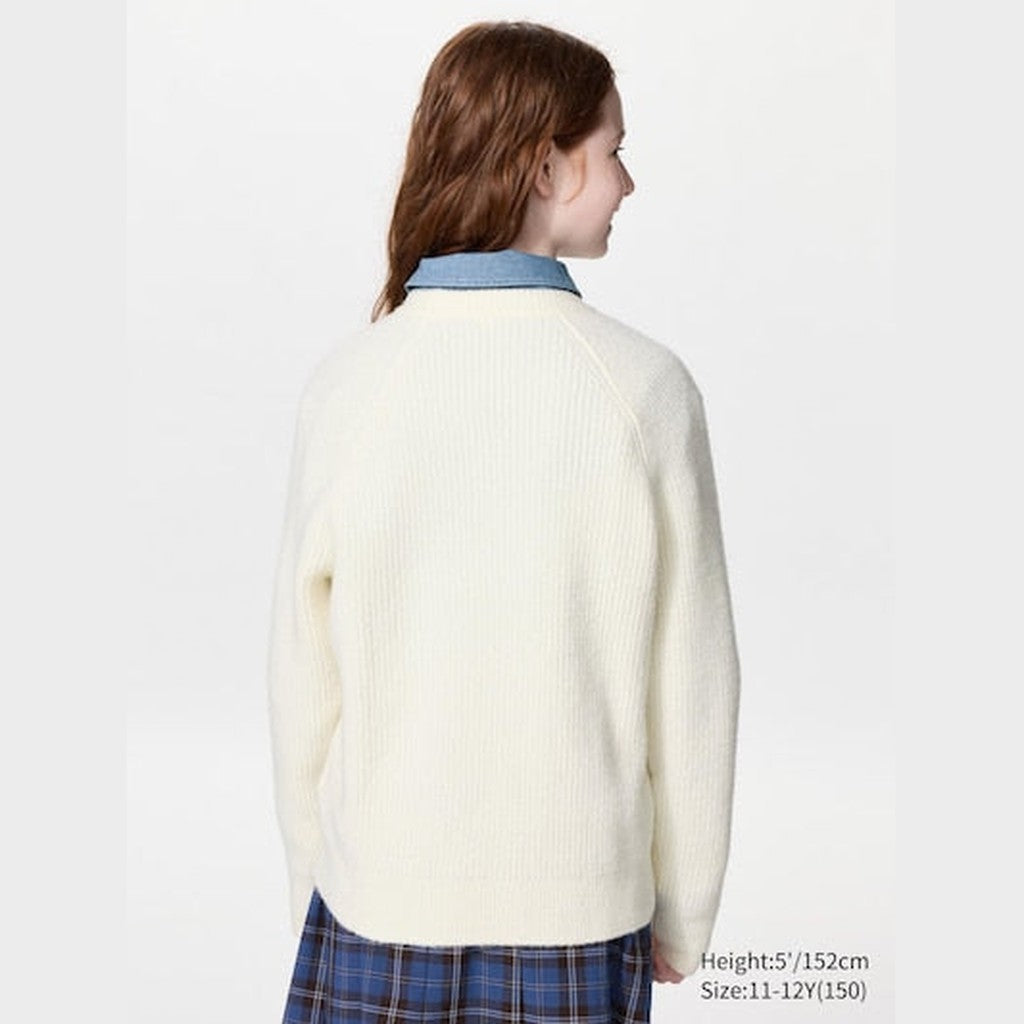 UNIQLO Soufflé Yarn Jumper - 32 BEIGE
