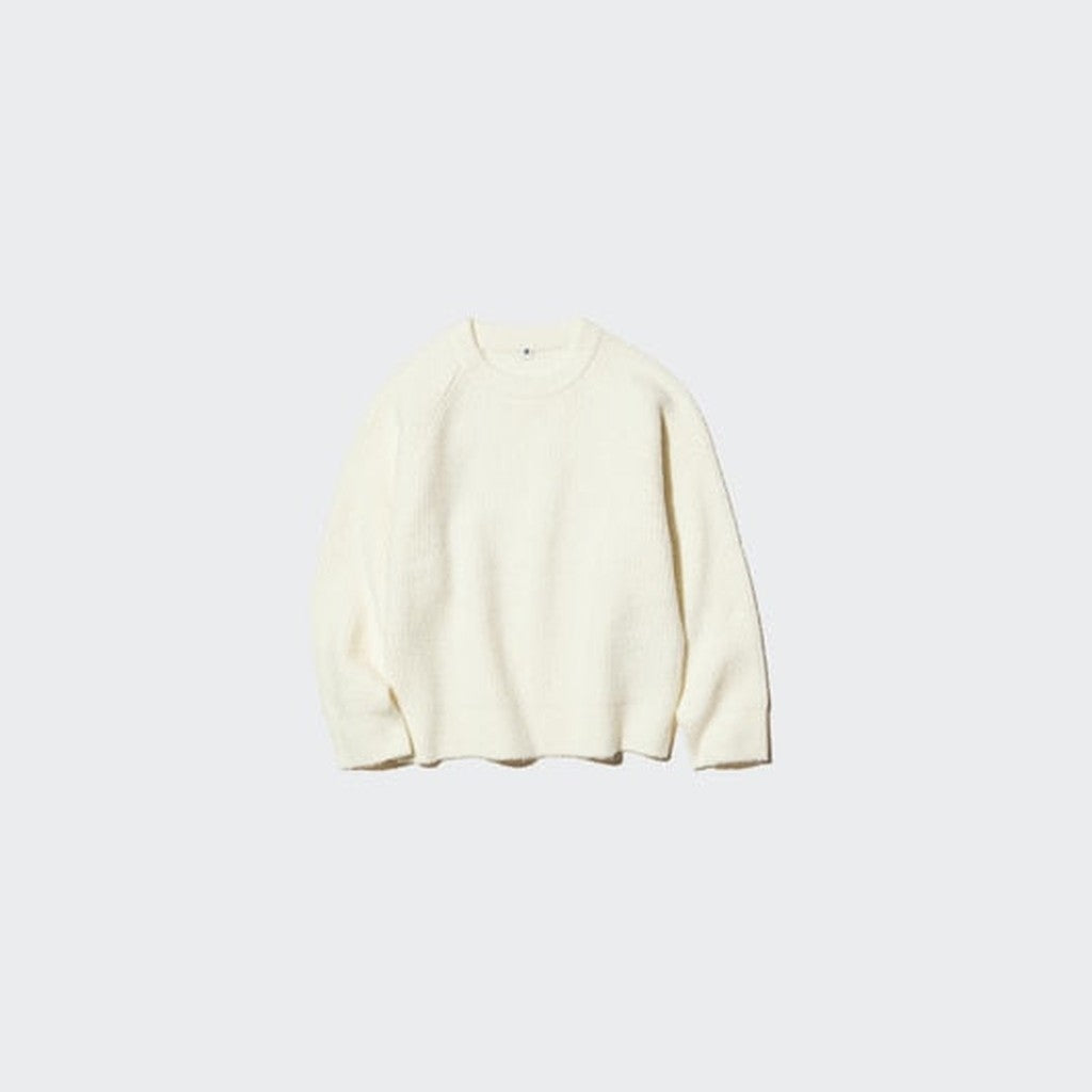 UNIQLO Soufflé Yarn Jumper - 32 BEIGE
