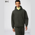 UNIQLO Sweat Oversized Pullover Hoodie - 59 DARK GREEN