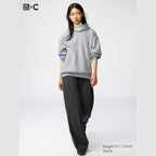 UNIQLO Sweat Oversized Pullover Hoodie - 69 NAVY