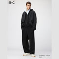 UNIQLO Sweat Wide Trousers - 09 BLACK