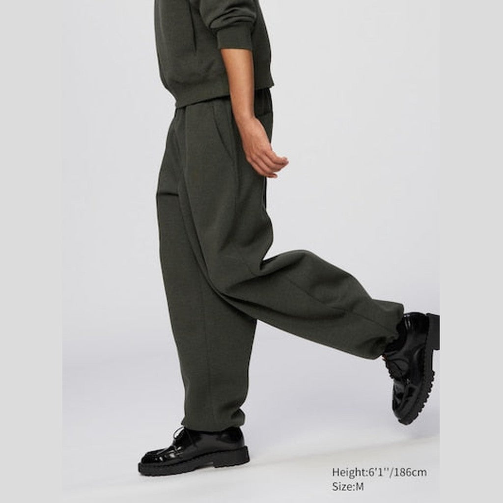 UNIQLO Sweat Wide Trousers - 31 BEIGE