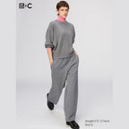 UNIQLO Sweat Wide Trousers - 31 BEIGE
