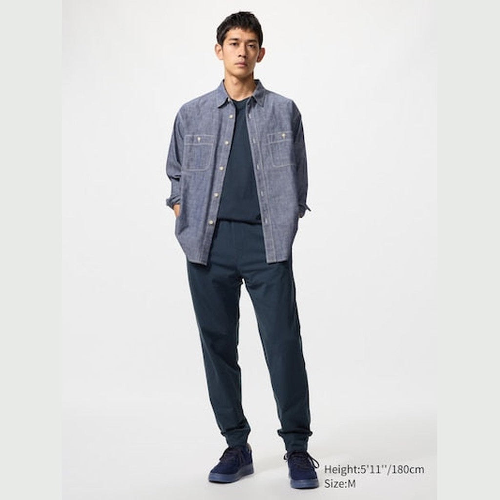 UNIQLO Ultra Stretch Active Joggers - 68 BLUE
