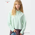 UNIQLO Unisex Oxford Boxy Shirt - 50 LIGHT GREEN