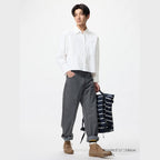 UNIQLO Unisex Oxford Boxy Shirt - 50 LIGHT GREEN
