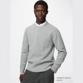 UNIQLO Washable Milano Ribbed Crew Neck Jumper - 03 GREY