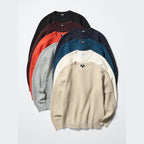 UNIQLO Washable Milano Ribbed Crew Neck Jumper - 19 WINE