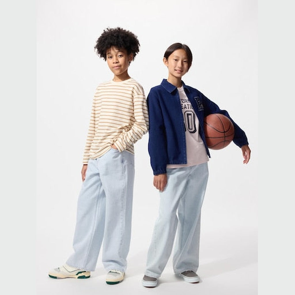 UNIQLO Wide Straight Jeans - 62 BLUE