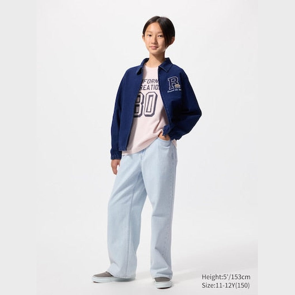 UNIQLO Wide Straight Jeans - 62 BLUE
