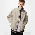 UNIQLO Windproof Stand Collar Blouson - 32 BEIGE