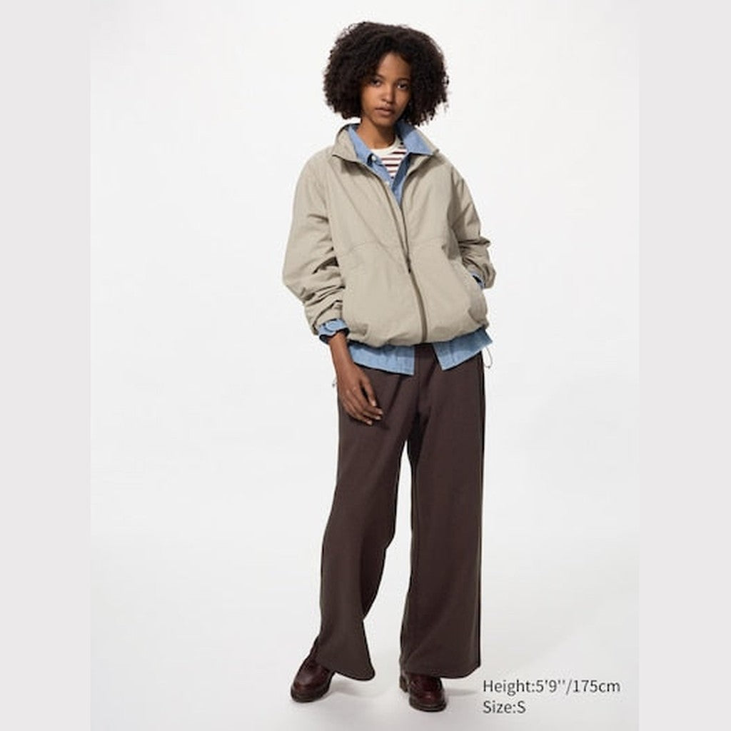 UNIQLO Windproof Stand Collar Blouson - 32 BEIGE