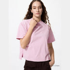 UNIQLO Women's AIRism Cotton T-Shirt - 11 PINK