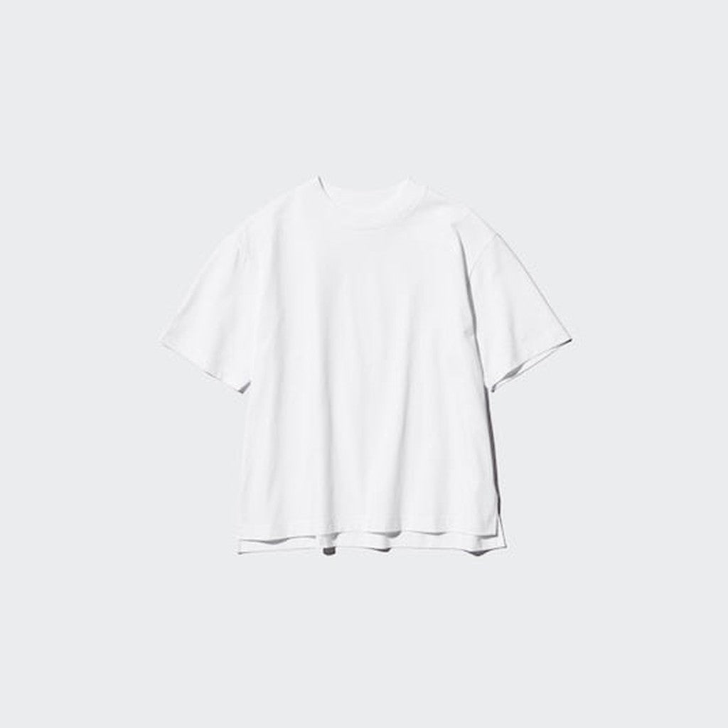 UNIQLO Women's AIRism Cotton T-Shirt - 54 GREEN