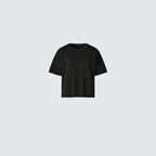 UNIQLO Women's Boxy Knit T-Shirt - 61 BLUE