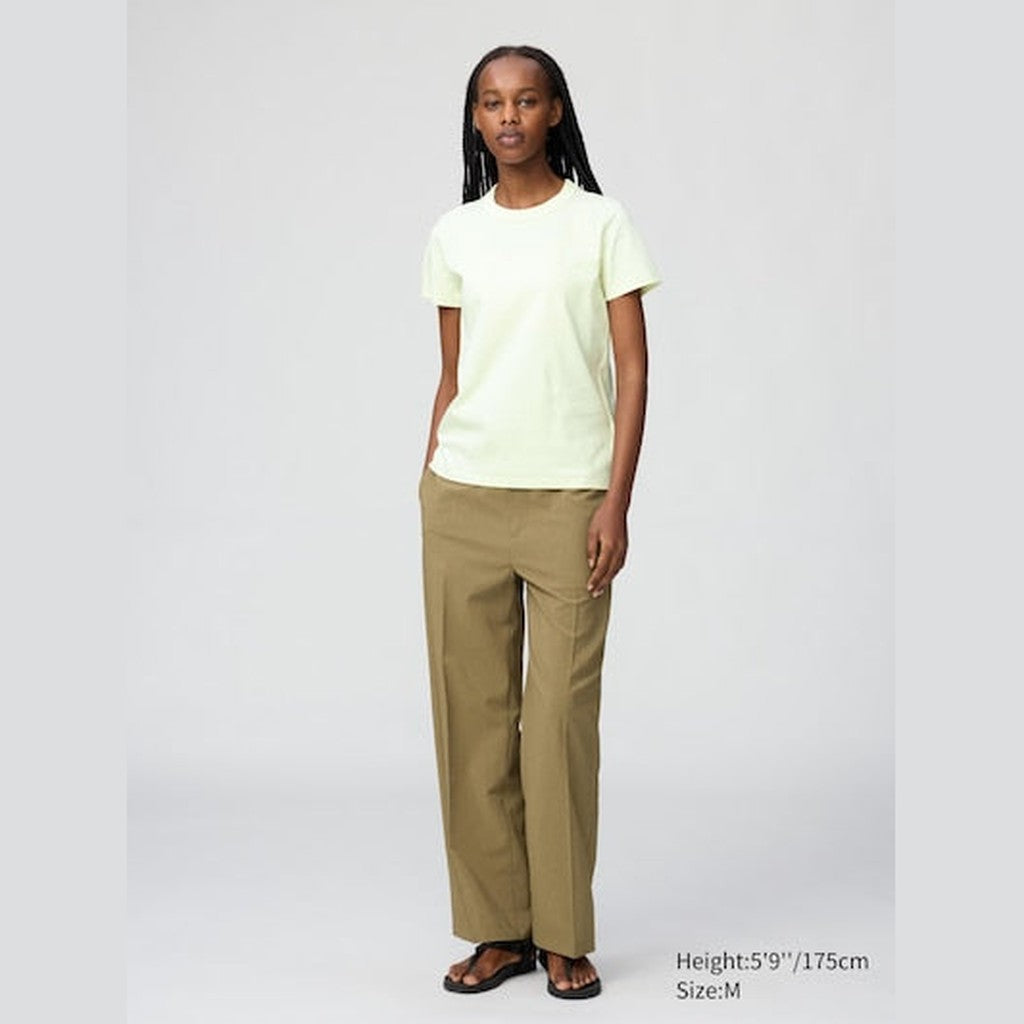 UNIQLO Women's Crew Neck T-Shirt - 69 NAVY