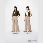 UNIQLO Women's Linen Blend Easy Trousers - 30 NATURAL