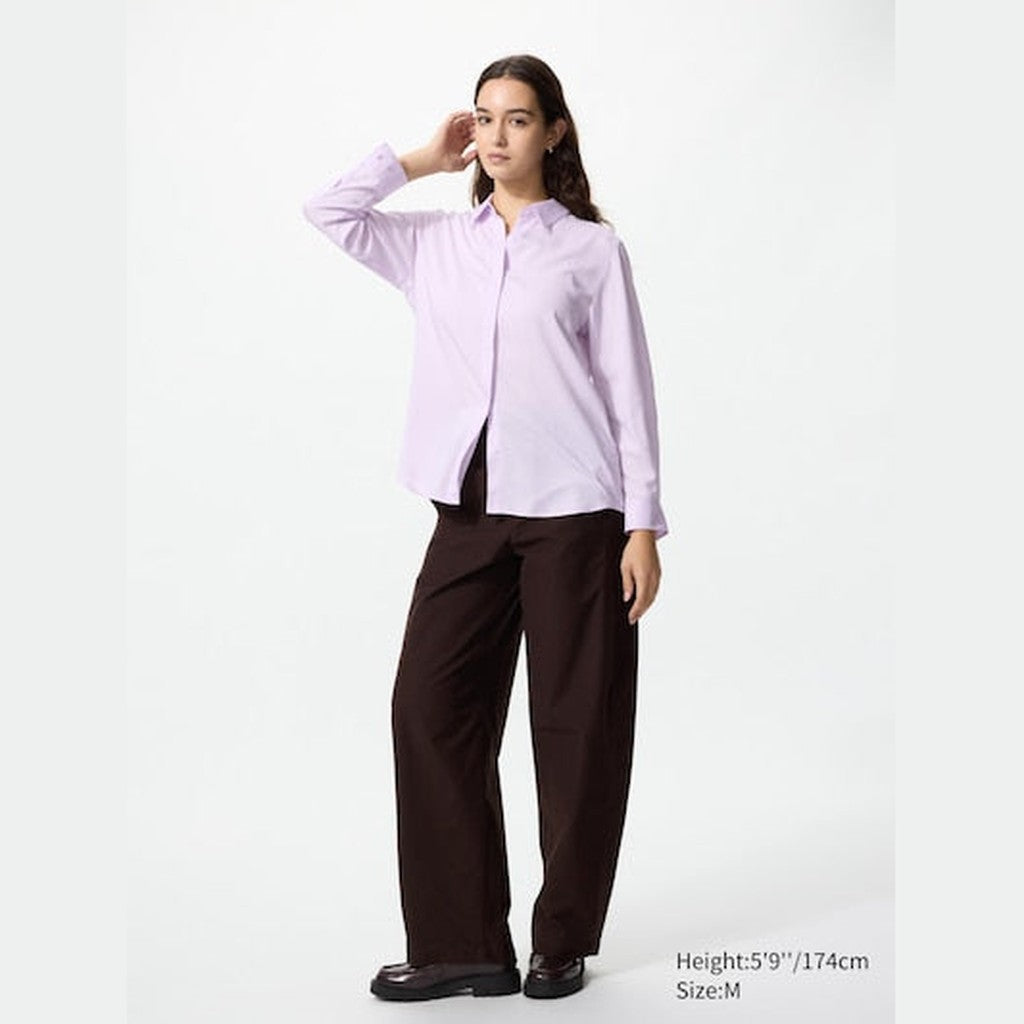 UNIQLO Women's Rayon Blouse - 09 BLACK