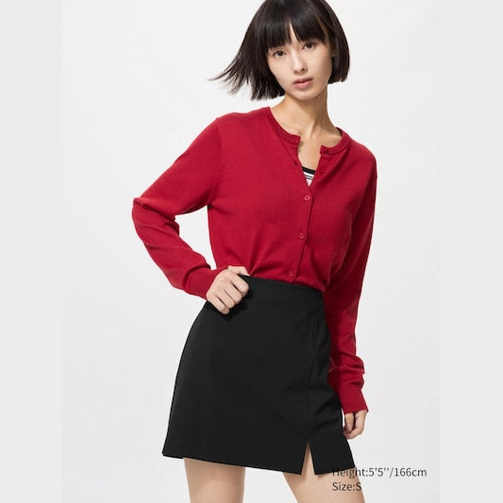 UNIQLO Women's Slit Skort - 09 BLACK