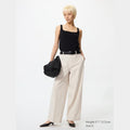 UNIQLO Women's Smart Wide Trousers - 30 NATURAL