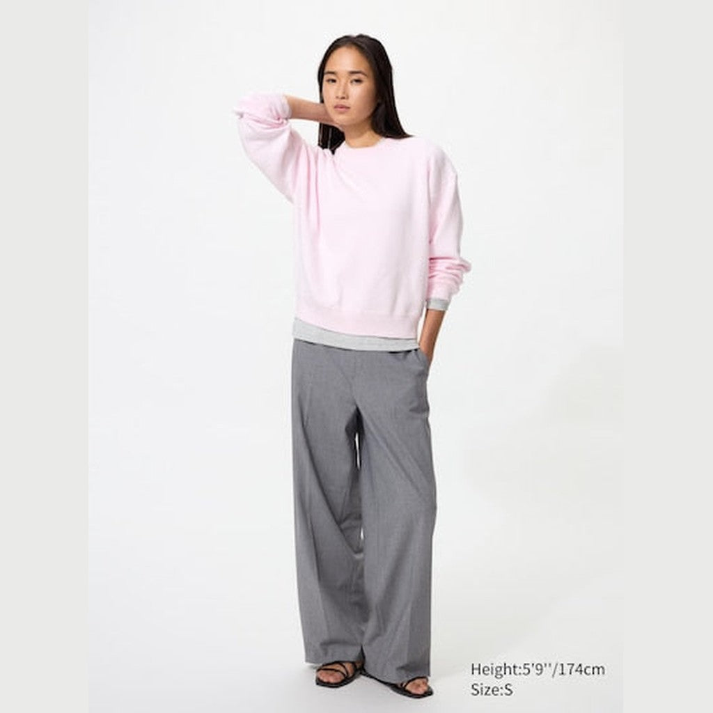 UNIQLO Women's Smart Wide Trousers - 30 NATURAL