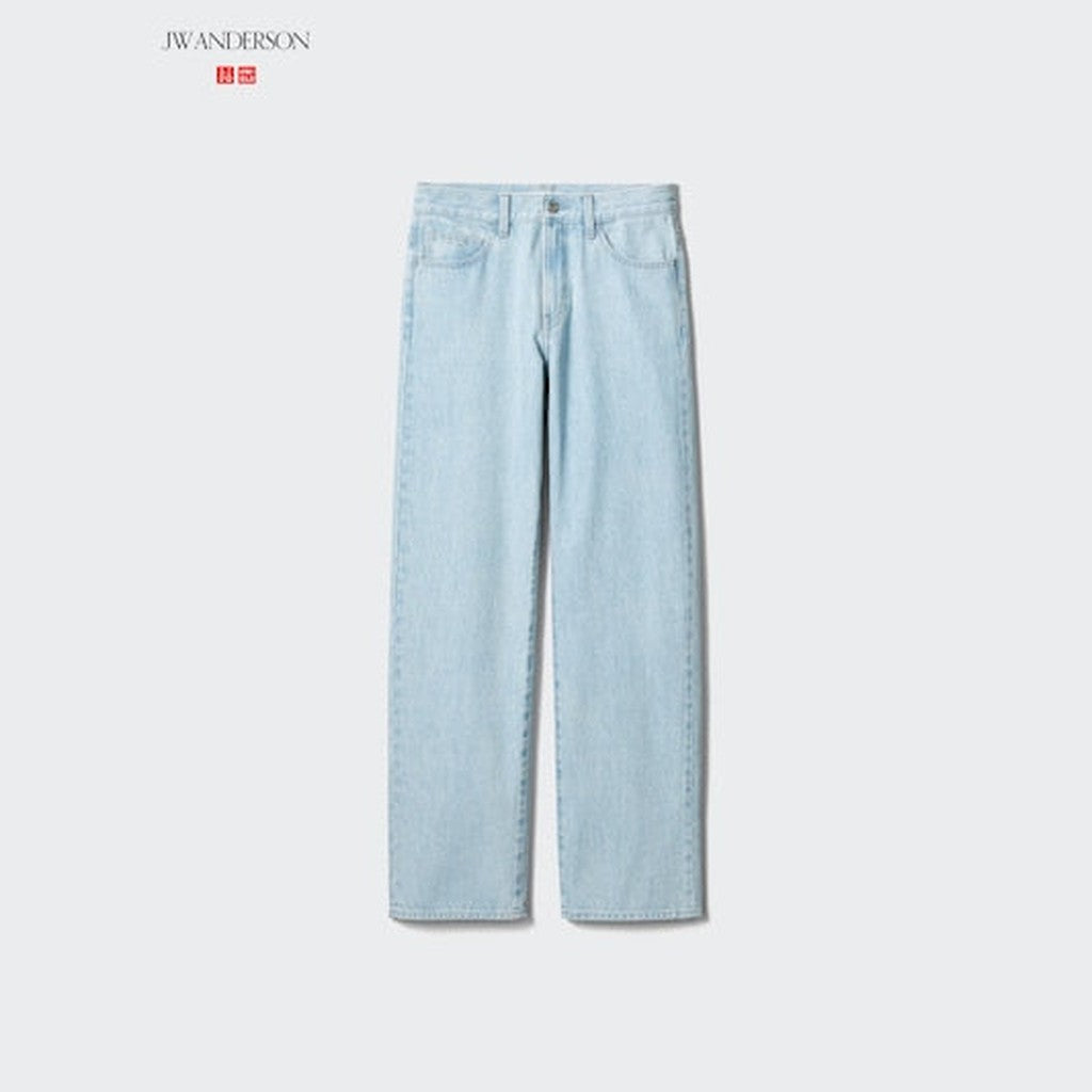 UNIQLO Women's Straight Jeans - 62 BLUE
