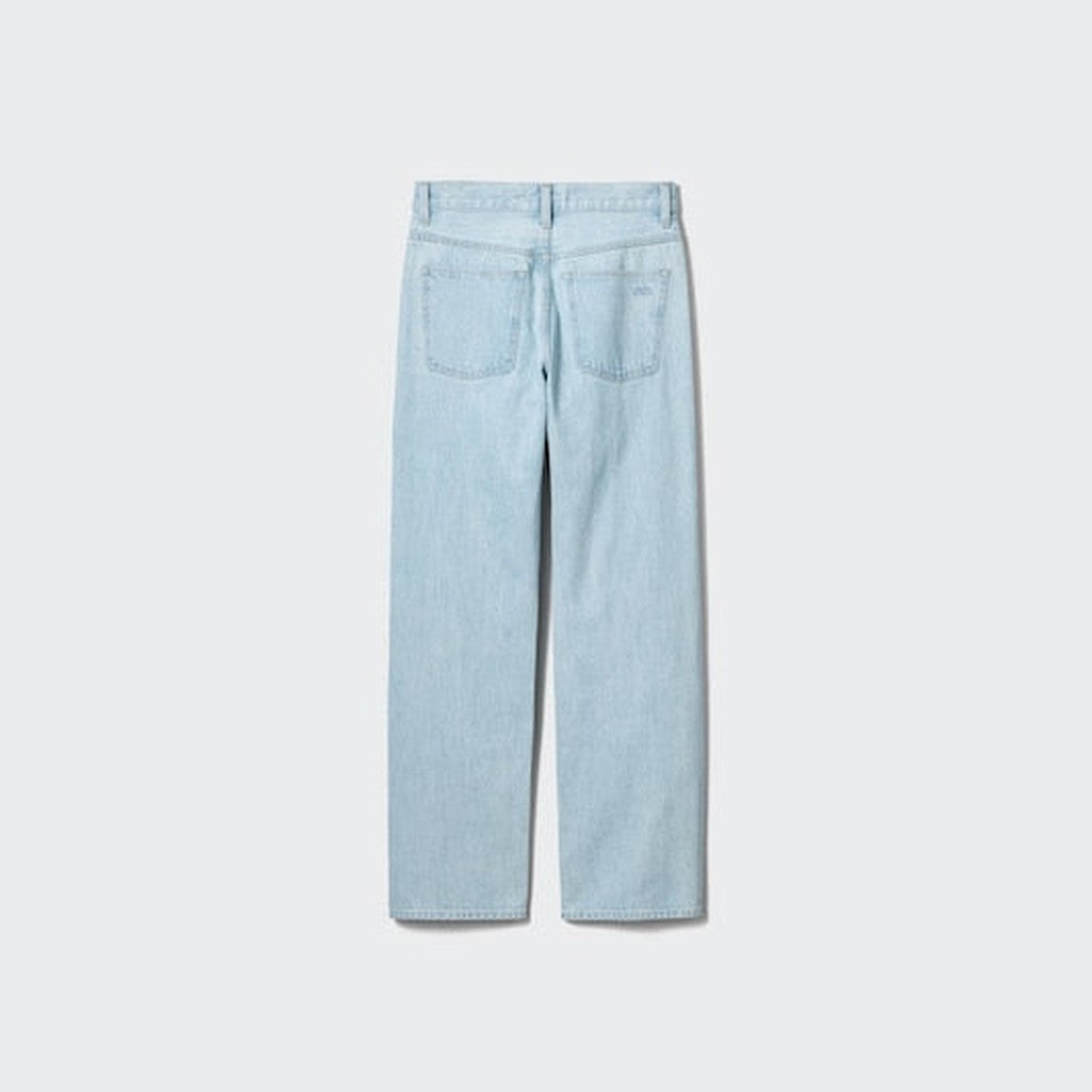 UNIQLO Women's Straight Jeans - 62 BLUE